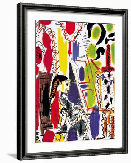 L'Atelier a Cannes-Pablo Picasso-Framed Art Print