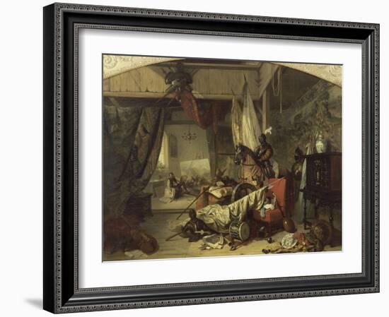 L'atelier de J. Courtois dit le Bourguignon-Louis Charles Auguste Couder-Framed Giclee Print