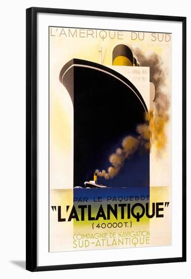 L'Atlantique 1931-Adolphe Mouron Cassandre-Framed Art Print