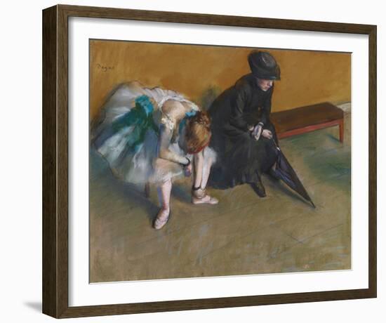 L'Attente, c.1882-Edgar Degas-Framed Giclee Print