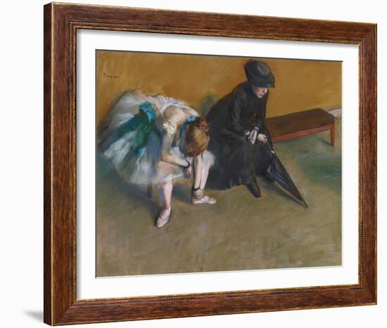 L'Attente, c.1882-Edgar Degas-Framed Giclee Print