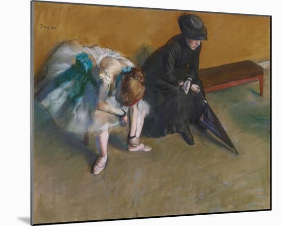 L'Attente, c.1882-Edgar Degas-Mounted Giclee Print