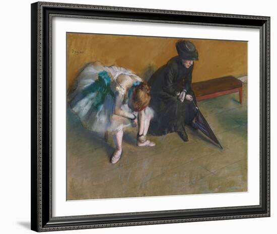 L'Attente, c.1882-Edgar Degas-Framed Giclee Print