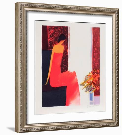 L'Attente-Emile Bellet-Framed Limited Edition