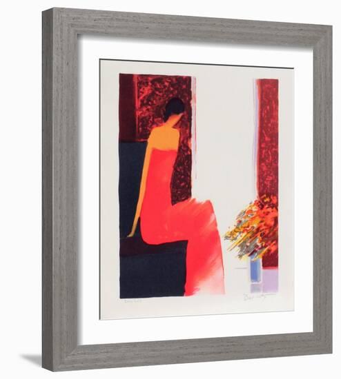 L'Attente-Emile Bellet-Framed Limited Edition