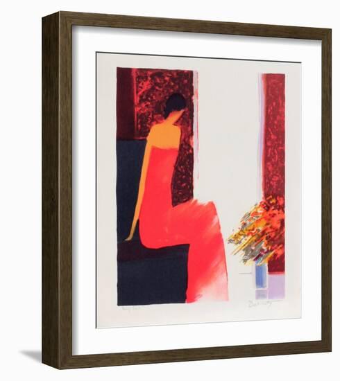 L'Attente-Emile Bellet-Framed Limited Edition