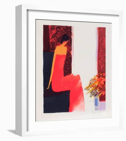 L'Attente-Emile Bellet-Framed Limited Edition