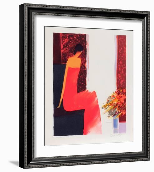 L'Attente-Emile Bellet-Framed Limited Edition