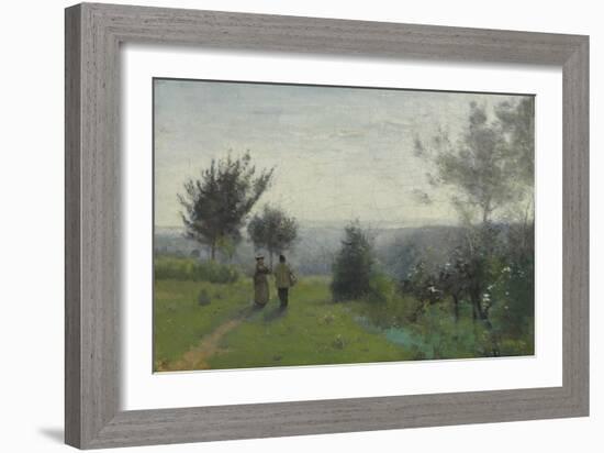 L'Aube Printanière-Jean-Baptiste-Camille Corot-Framed Giclee Print