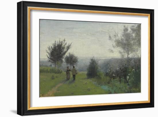 L'Aube Printanière-Jean-Baptiste-Camille Corot-Framed Giclee Print