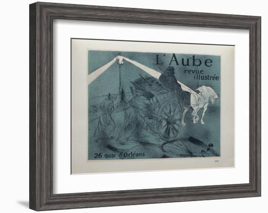 L'Aube-Henri de Toulouse-Lautrec-Framed Collectable Print