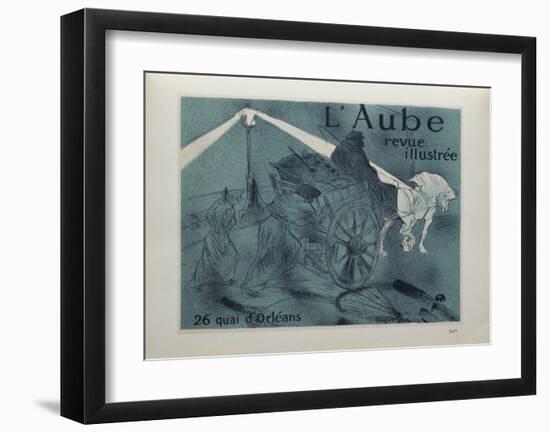 L'Aube-Henri de Toulouse-Lautrec-Framed Collectable Print