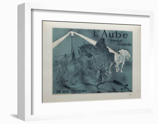 L'Aube-Henri de Toulouse-Lautrec-Framed Collectable Print