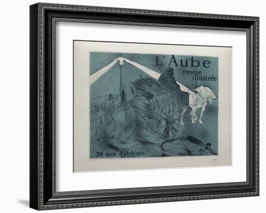 L'Aube-Henri de Toulouse-Lautrec-Framed Collectable Print