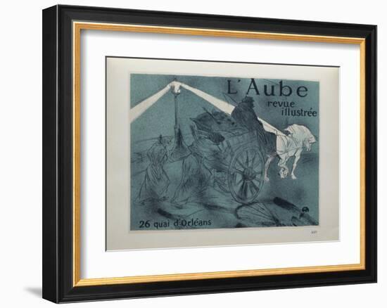 L'Aube-Henri de Toulouse-Lautrec-Framed Collectable Print