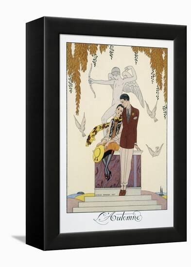 L'Automne-Georges Barbier-Framed Premier Image Canvas