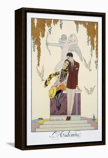 L'Automne-Georges Barbier-Framed Premier Image Canvas