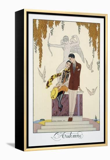 L'Automne-Georges Barbier-Framed Premier Image Canvas