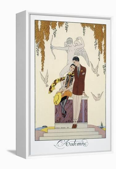 L'Automne-Georges Barbier-Framed Premier Image Canvas