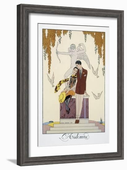 L'Automne-Georges Barbier-Framed Giclee Print