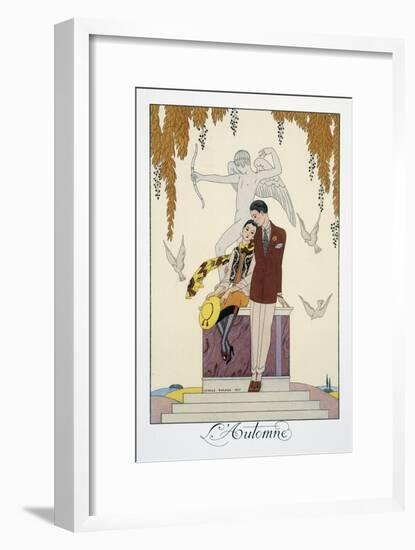 L'Automne-Georges Barbier-Framed Giclee Print