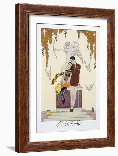 L'Automne-Georges Barbier-Framed Giclee Print