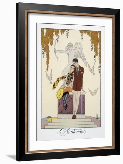 L'Automne-Georges Barbier-Framed Giclee Print