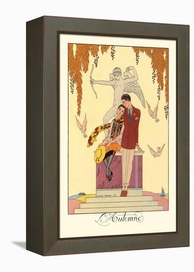 L'Automne-Georges Barbier-Framed Stretched Canvas
