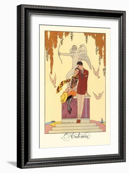 L'Automne-Georges Barbier-Framed Art Print