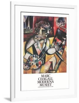 L'Autoportrait Aux Sept Doigts-Marc Chagall-Framed Collectable Print