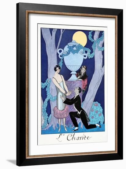 L'Avarice, 1924-Georges Barbier-Framed Giclee Print