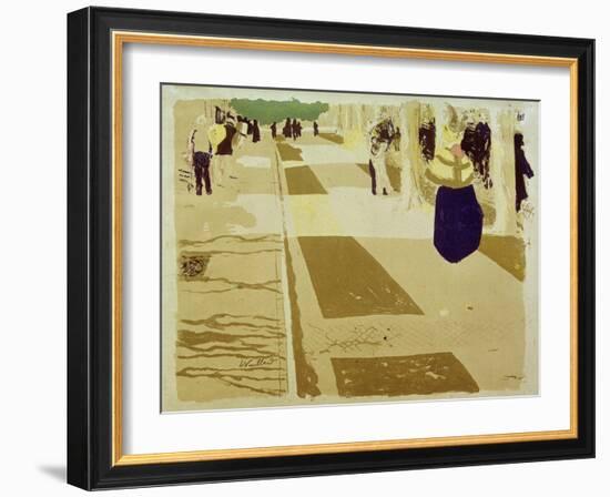 L'Avenue (The Street), 1897-98-Edouard Vuillard-Framed Giclee Print