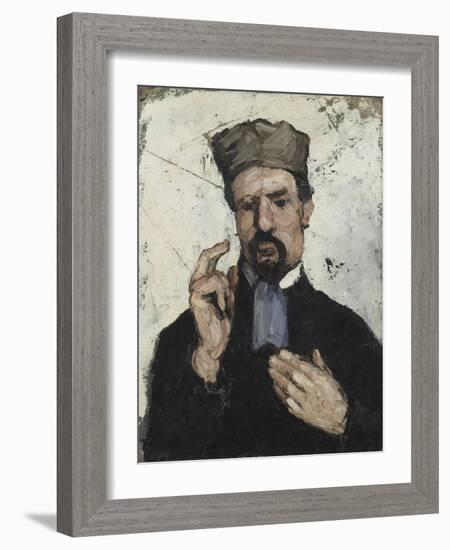 L'Avocat (l'oncle Dominique)-Paul Cézanne-Framed Giclee Print