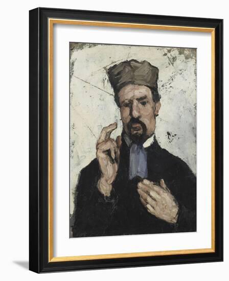 L'Avocat (l'oncle Dominique)-Paul Cézanne-Framed Giclee Print