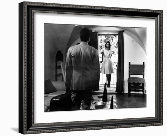 L'Avventura, Gabriele Ferzetti, Lea Massari, 1960-null-Framed Photo