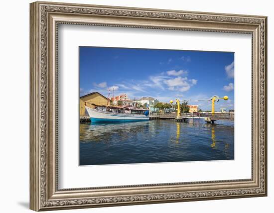 L.B. Smith Bridge, Punda, Willemstad, Curacao, West Indies-Jane Sweeney-Framed Photographic Print