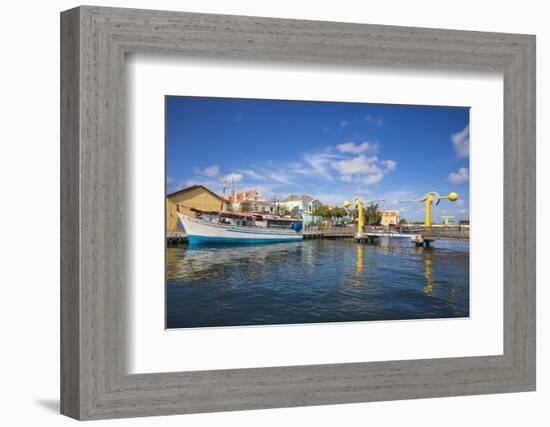 L.B. Smith Bridge, Punda, Willemstad, Curacao, West Indies-Jane Sweeney-Framed Photographic Print