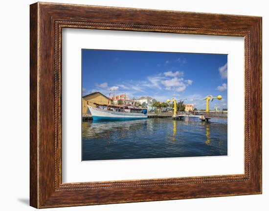 L.B. Smith Bridge, Punda, Willemstad, Curacao, West Indies-Jane Sweeney-Framed Photographic Print