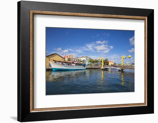 L.B. Smith Bridge, Punda, Willemstad, Curacao, West Indies-Jane Sweeney-Framed Photographic Print