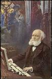 Charles Gounod French Musician and Composer Depicted Composing His Opera Faust-L. Balestrieri-Art Print
