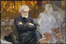 Giuseppe Verdi Composing-L. Balestrieri-Art Print