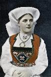 Woman Wearing Norwegian National Costume, C1890-L Boulanger-Giclee Print