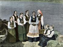 Woman Wearing Norwegian National Costume, C1890-L Boulanger-Giclee Print