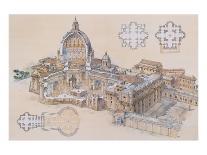 Rome, St. Peter's Basilica-L^ Derrien-Mounted Art Print