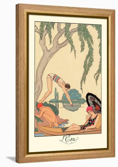 L'Eau-Georges Barbier-Framed Stretched Canvas