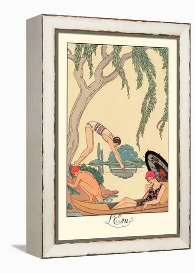 L'Eau-Georges Barbier-Framed Stretched Canvas