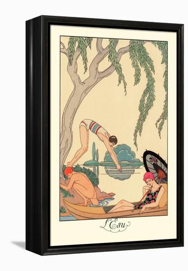 L'Eau-Georges Barbier-Framed Stretched Canvas