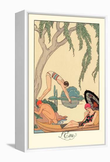 L'Eau-Georges Barbier-Framed Stretched Canvas