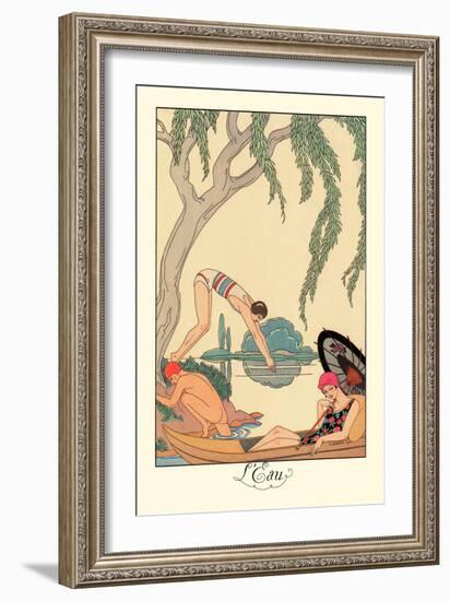 L'Eau-Georges Barbier-Framed Art Print