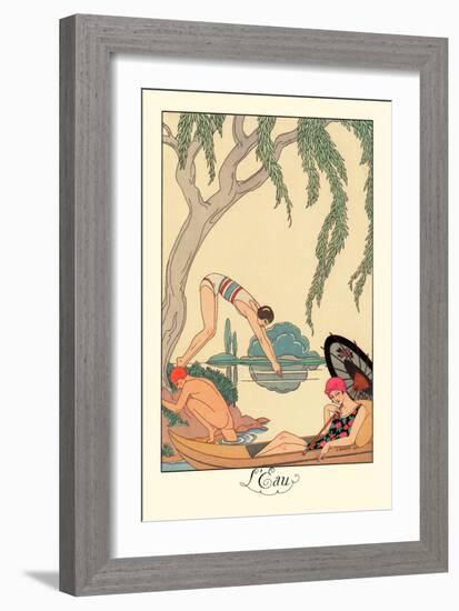 L'Eau-Georges Barbier-Framed Art Print